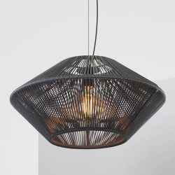 artificial rattan pendant lamp