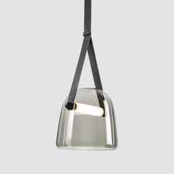 Glass&Leather Pendant Lamp