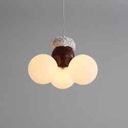 PE Balls&Resin Pendant Lamp