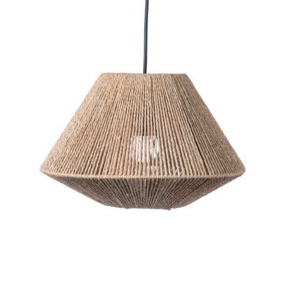 Paper Pendant Lamp 30x30x20H-Natural