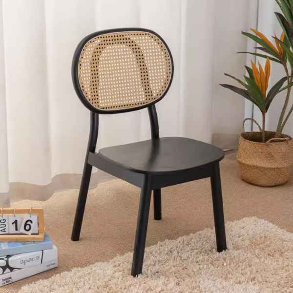 Rattan&Wooden Dining Chair