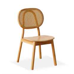 Rattan&Wooden Dining Chair