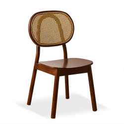 Rattan&Wooden Dining Chair