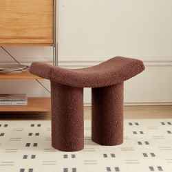 Lamb Velvet Stool