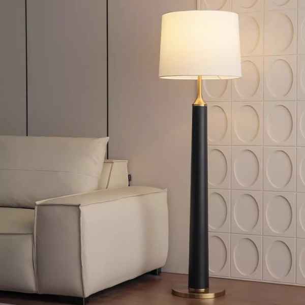 Leather&Metal Floor Lamp