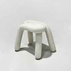 Lamb Velvet Stool