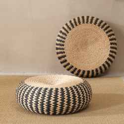 Woven Futon Cushion Stool