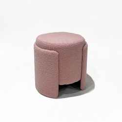 Lamb Velvet Dressing Stool