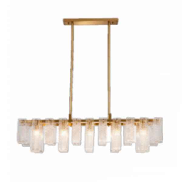 S.Steel&Glass Chandelier