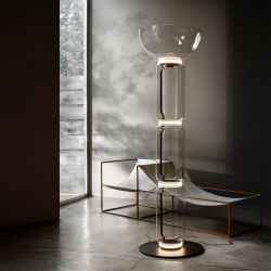 Glass&Iron Floor Lamp