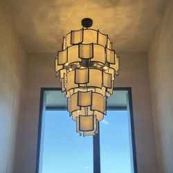 5Layers Iron&Glass Chandelier