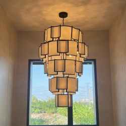 5Layers Iron&Glass Chandelier