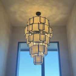 5Layers Iron&Glass Chandelier