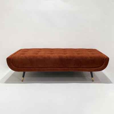 Wool Velvet Bench