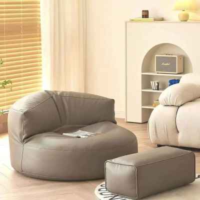 PU Leather Bean Bag Set