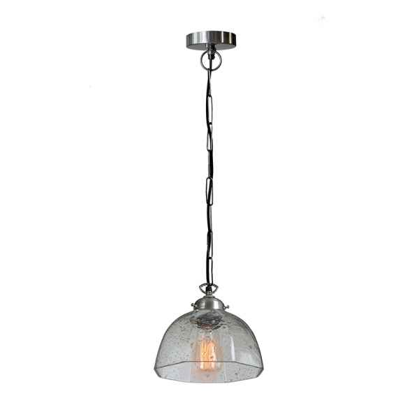 small glass pendant lamp