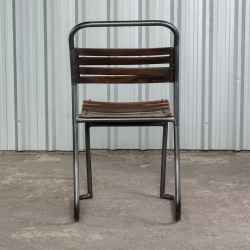 iron wooden chair