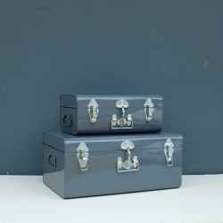 Trunk Set-Grey/Chrome Acsr