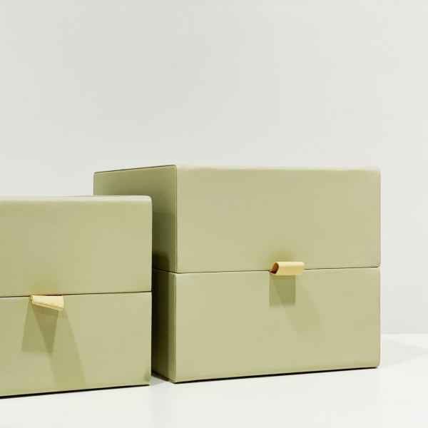 Leather Box Set of 2