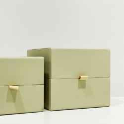 Leather Box Set of 2