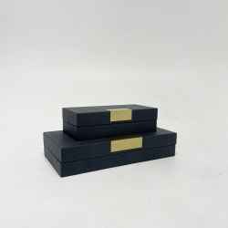 Leather Box Set Of 2