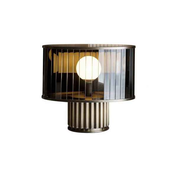 Glass & Metal Table Lamp